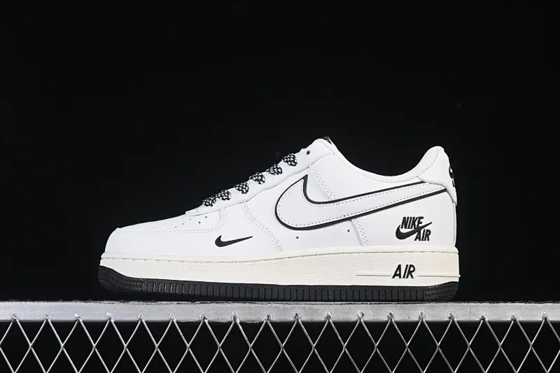 All Categories Nk Air Force 1 Air Force Series Nk Air Force 1 Low Air Force Low Nike Air Force 1'07 Low Beige White Black Air Force One Low Casual Shoes CS5288-036